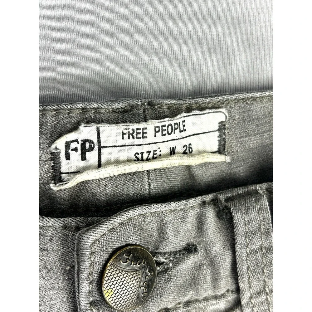 Free People Women's 26-28 Grey Skinny Jeans‎
